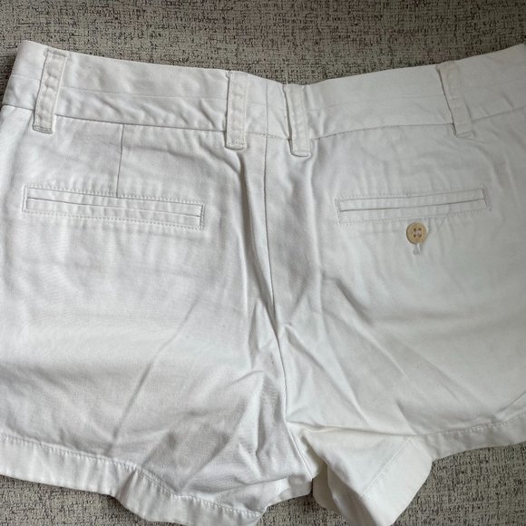 J Crew Cotton White Shorts Size 6 (White) - Picture 3 of 3